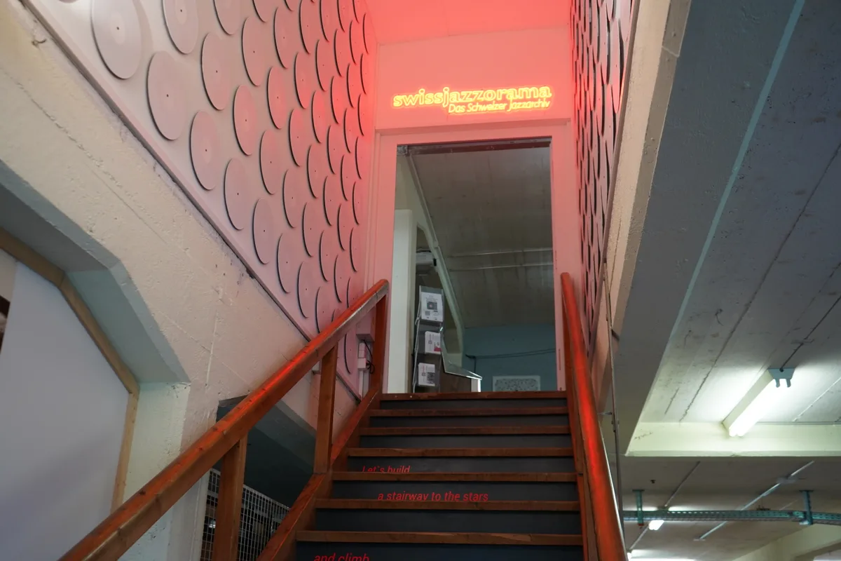 Der Eingang zum Swiss Jazzorama.